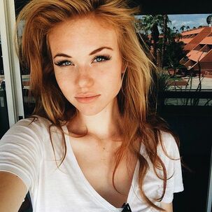 nude teen redhead selfie